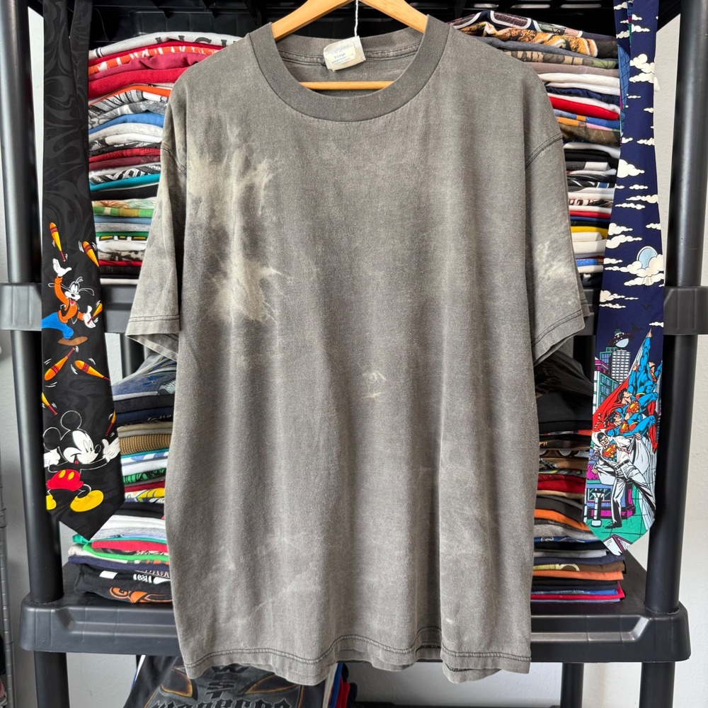 Vintage Gray Discus Athletic Blank T-Shirt XL Light Marks